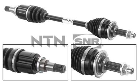 SNR 653mm Length: 653mm, External Toothing wheel side: 25 Driveshaft DK77.006 buy