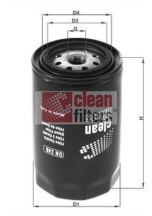 CLEAN FILTER DN 246 Fuel filter Spin-on Filter