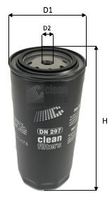 DN 297 CLEAN FILTER Kraftstofffilter DAF F 2300
