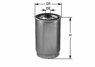 CLEAN FILTER DN 876 Fuel filter with water drain screw, Spin-on Filter, Pre-Filter