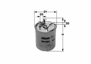 Originali CLEAN FILTER Filtro combustibile DN1904 per MERCEDES-BENZ SPRINTER
