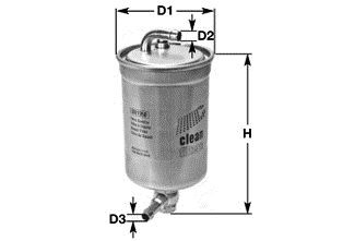 CLEAN FILTER DN1950 Fuel filter 8E0127401 C