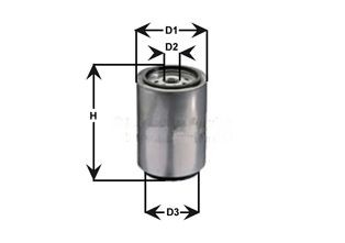 CLEAN FILTER DNW2508 Fuel filter 5 0408 6268