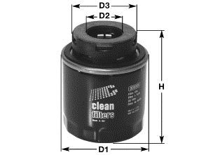DO5509 CLEAN FILTER Oil filters SEAT 3/4