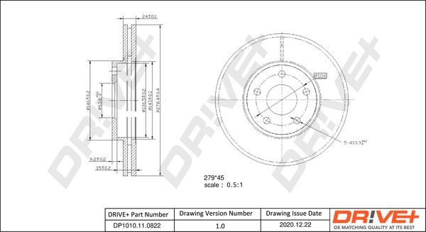 Original DP1010.11.0822 Dr!ve+ Performance brake discs experience and price