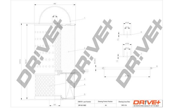 DP1110.11.0012 Dr!ve+ Ölfilter für DAF online bestellen