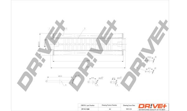 Dr!ve+ DP1110110084 Engine oil filter Mercedes S204 C 200 1.8 Kompressor 184 hp Petrol 2014 price