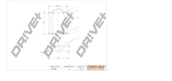 Dr!ve+ DP1110110095 Engine oil filter Opel Vectra C CC 1.9 CDTI 100 hp Diesel 2006 price