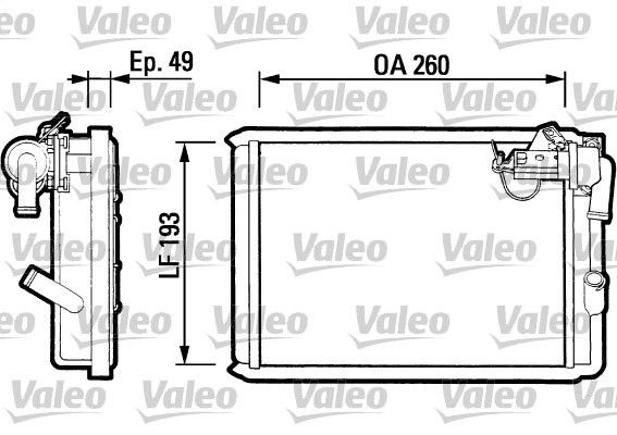 VALEO 812047 Wärmetauscher, Innenraumheizung für IVECO M LKW in Original Qualität