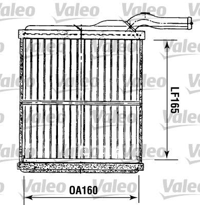 VALEO 812077 Heater matrix 1806122