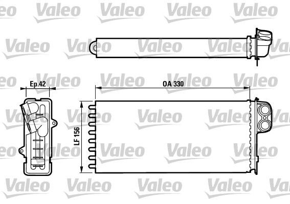 812128 VALEO Wärmetauscher, Innenraumheizung für IVECO online bestellen