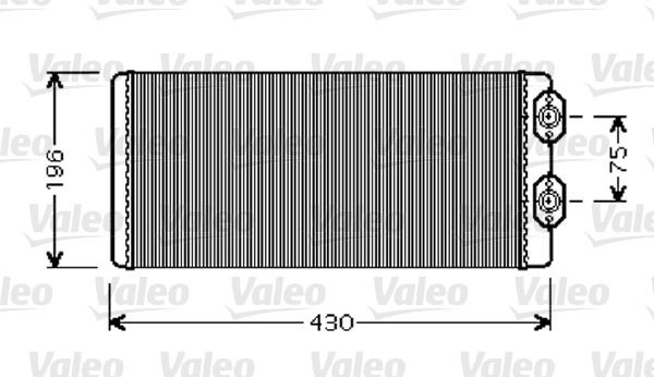 VALEO 812343 Wärmetauscher, Innenraumheizung für VOLVO FM 7 LKW in Original Qualität