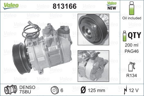 VALEO Klimakompressor 813166