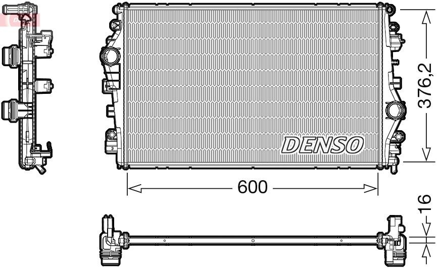 DENSO DRM01009 Engine radiator ALFA ROMEO experience and price