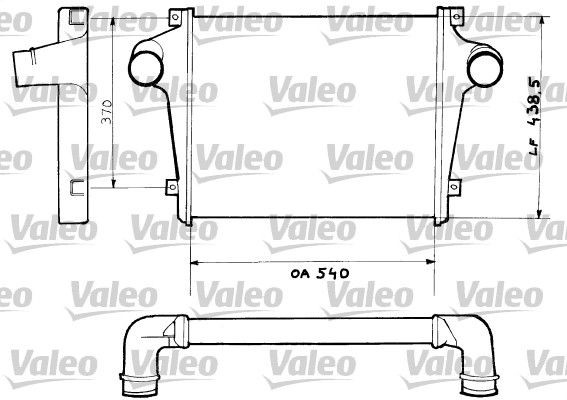 VALEO 816732 Ladeluftkühler für IVECO EuroCargo I-III LKW in Original Qualität
