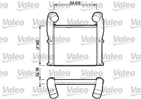 VALEO 816793 Ladeluftkühler für DAF 95 LKW in Original Qualität
