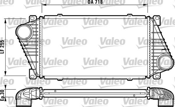 VALEO 816890 Intercooler MERCEDES-BENZ Sprinter 2-T Platform/Chassis (W901, W902)
