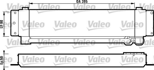 Great value for money - VALEO Engine oil cooler 816963