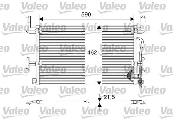 VALEO 816980 Klimakondensator für RENAULT TRUCKS Premium LKW in Original Qualität
