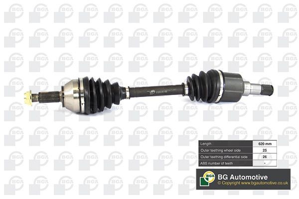 BGA Drive axle shaft rear and front Ford Focus mk1 Saloon new DS2302L
