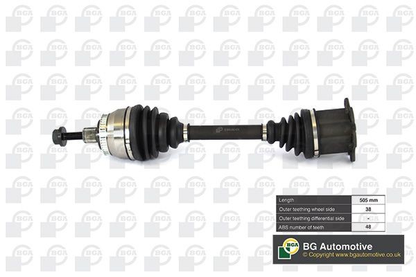 Great value for money - BGA Drive shaft DS2305