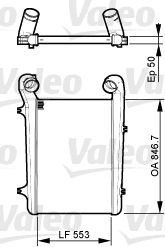 VALEO 817369 Ladeluftkühler für DAF XF 95 LKW in Original Qualität
