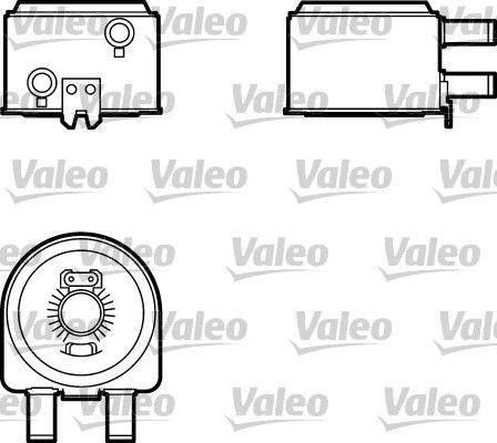 Original VALEO Engine oil cooler 817704 for VW POLO