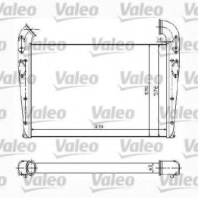 VALEO 817770 Ladeluftkühler für SCANIA 4 - series LKW in Original Qualität