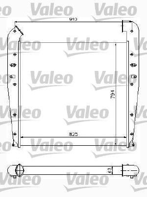 VALEO 817772 Ladeluftkühler für SCANIA 4 - series LKW in Original Qualität