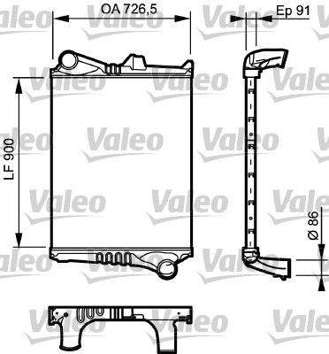 VALEO 817775 Ladeluftkühler für VOLVO FH LKW in Original Qualität