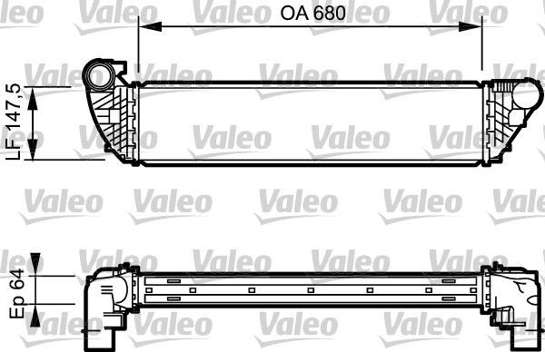 VALEO Turbo Intercooler 817828 buy online