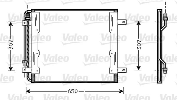 VALEO 818035 Klimakondensator für MERCEDES-BENZ ATEGO 2 LKW in Original Qualität
