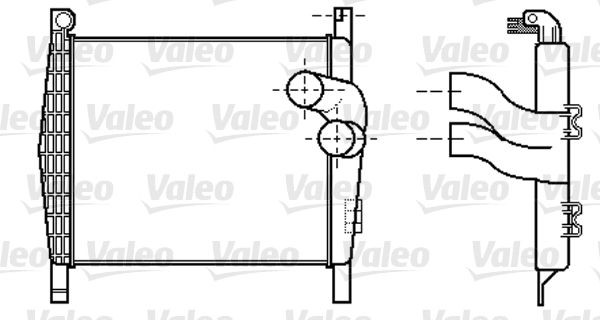 VALEO 818755 Ladeluftkühler für MERCEDES-BENZ ATEGO LKW in Original Qualität