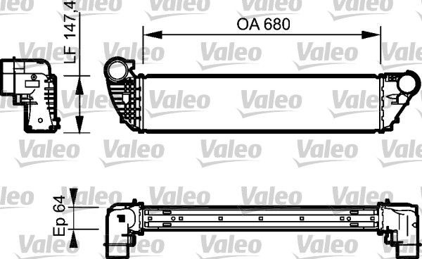 VALEO Aluminium Intercooler, charger 818772 buy
