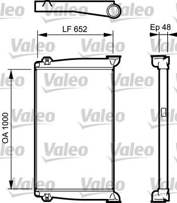 818775 VALEO Ladeluftkühler für FUSO (MITSUBISHI) online bestellen