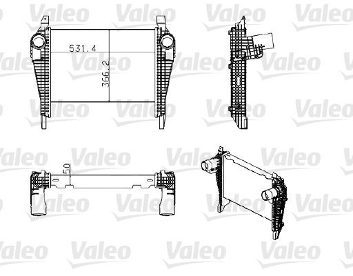 VALEO Ladeluftkühler für IVECO - Artikelnummer: 818778