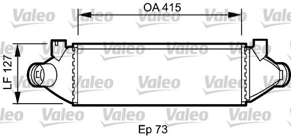 VALEO 818800 Intercooler YC15-9L440-BF