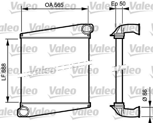 VALEO 818873 Ladeluftkühler für VOLVO FL LKW in Original Qualität