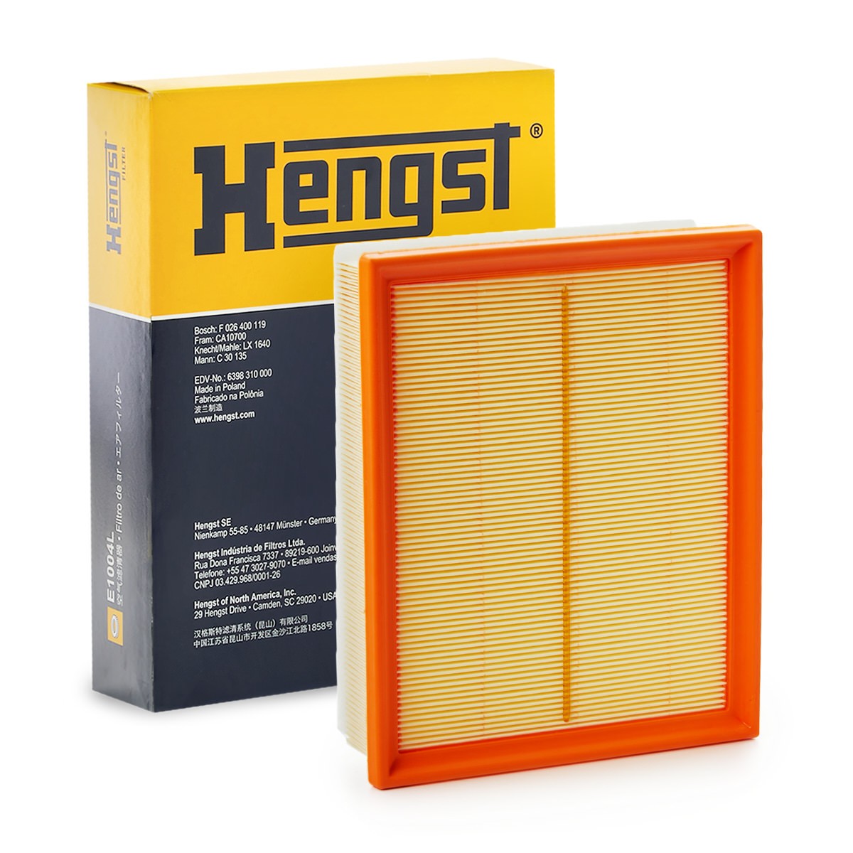 HENGST FILTER 6541310000 Engine filter 73mm, 208mm, 258mm, Filter Insert
