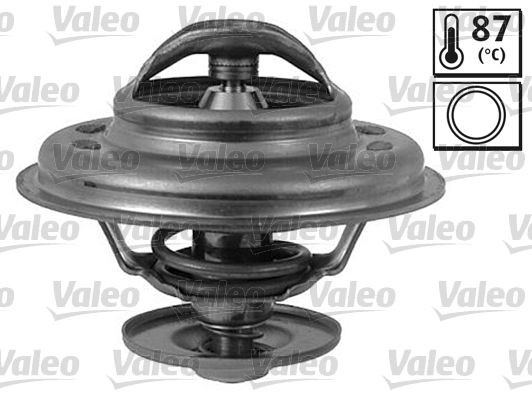 VALEO 820063 Engine thermostat Opening Temperature: 87°C, with gaskets/seals