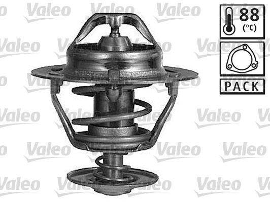 Thermostat VALEO Opening Temperature: 88°C, with gaskets/seals - 820174