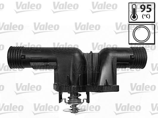 VALEO Opening Temperature: 95°C, with gaskets/seals, with housing Thermostat, coolant 820419 buy