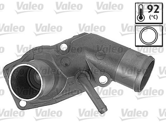 VALEO Opening Temperature: 92°C, with gaskets/seals, with housing Thermostat, coolant 820590 buy