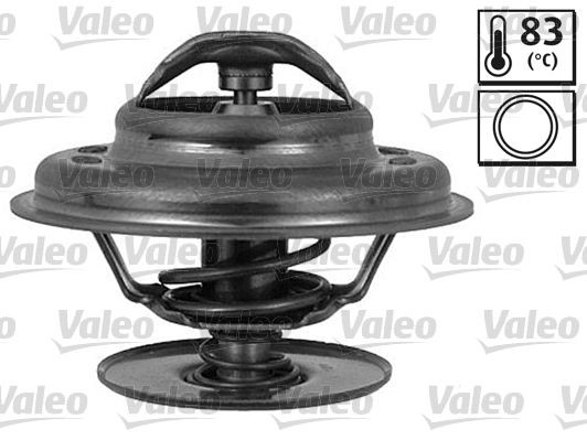 VALEO 820768 Engine thermostat Opening Temperature: 83°C, with gaskets/seals