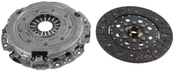 VALEO KIT2P 826999 Clutch kit without central slave cylinder, Special tools for mounting not necessary, 241mm