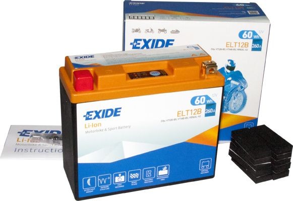 EXIDE Automotive battery ELT12B