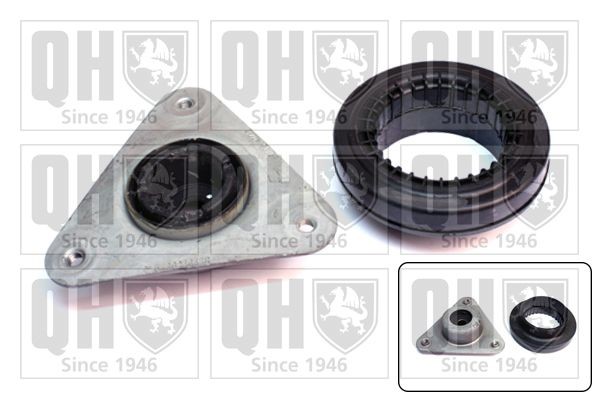original RENAULT Clio IV Van Strut mount and bearing front and rear QUINTON HAZELL EMA4978