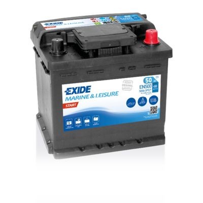 Original EXIDE UK079 Starter battery EN500 for PEUGEOT 106