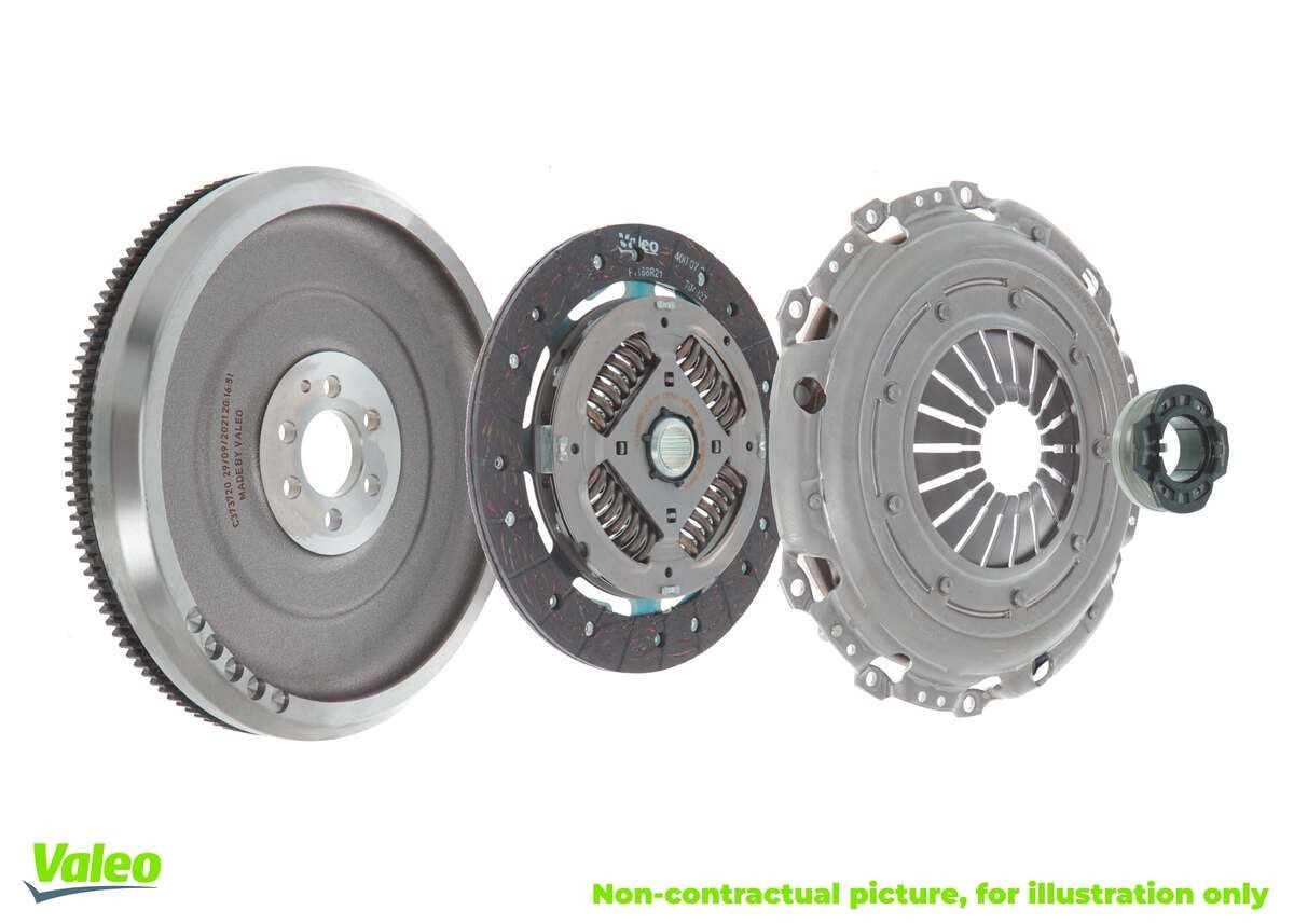 VALEO KIT4P - CONVERSION KIT 835001 Clutch kit with single-mass flywheel, with clutch release bearing, 229mm
