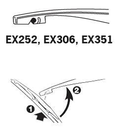 TRICO EX351 Windscreen wiper 350 mm, 14 Inch